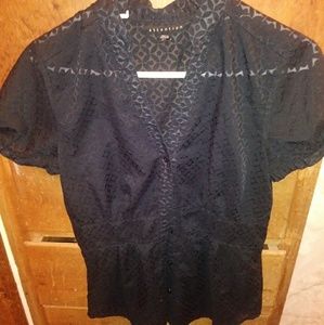 Attention sheer design top